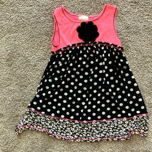 Pink Vanilla girls baby doll dress